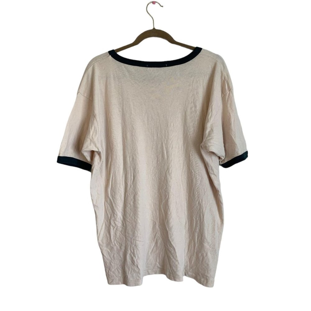 DayDreamer Classic Smiley Ringer Graphic Tee XL - Picture 3 of 8
